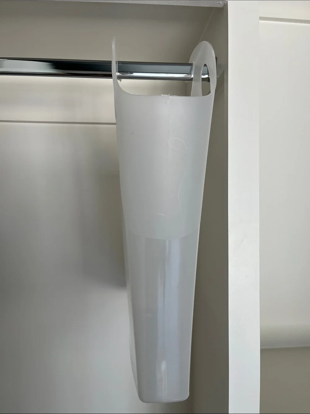 Hanging Closet Caddy Organizer Clear Storage Extra Space NWOT